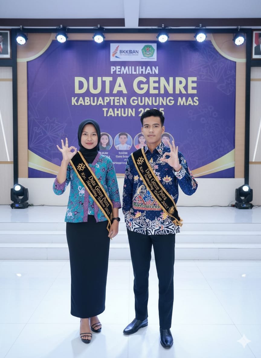 Perwakilan Duta Genre SMAN 1 Manuhing Kab. Gunung Mas